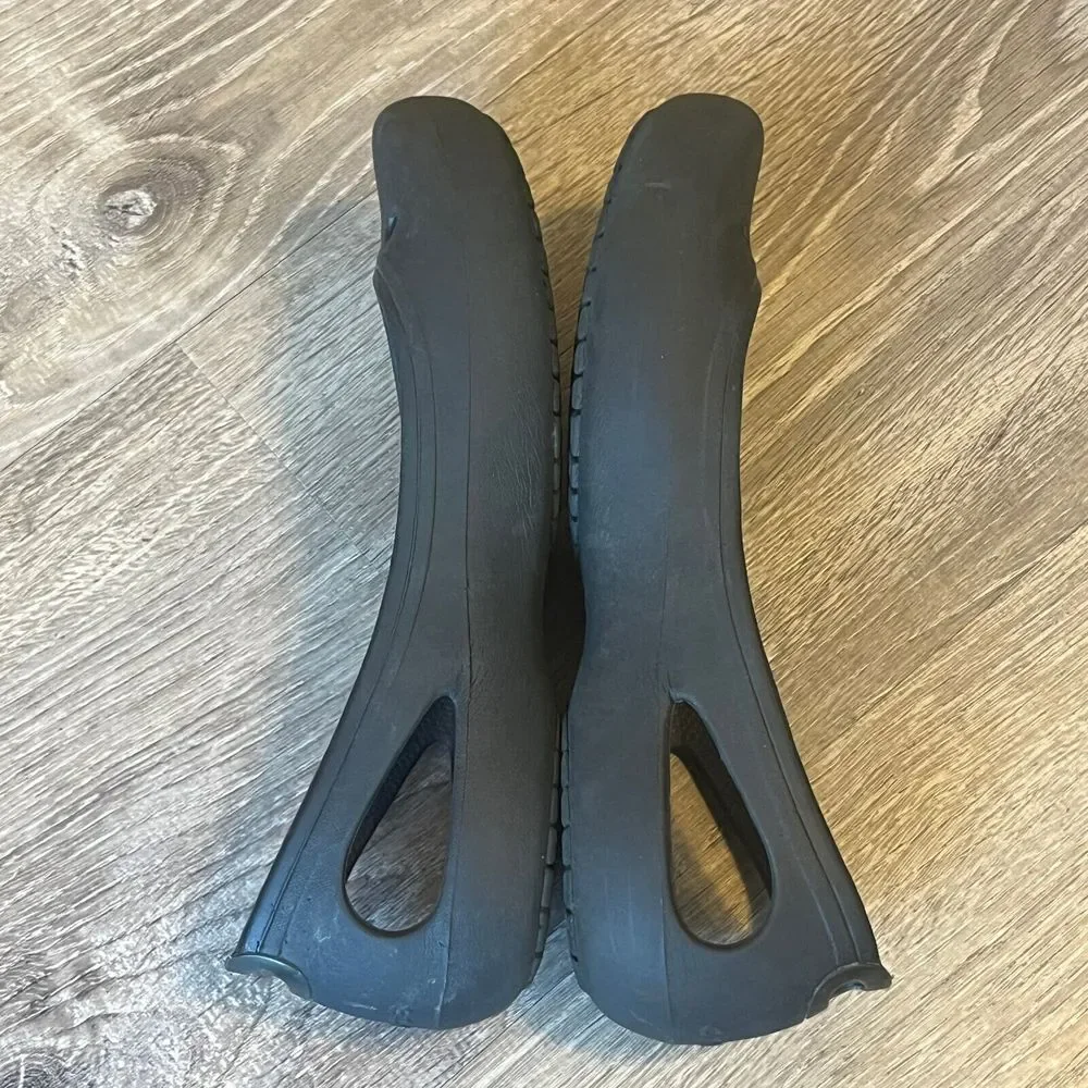 Crocs Kadee Women Black Croslite Foam Slip‎ On Ballet Flats Shoes Size 7 W7